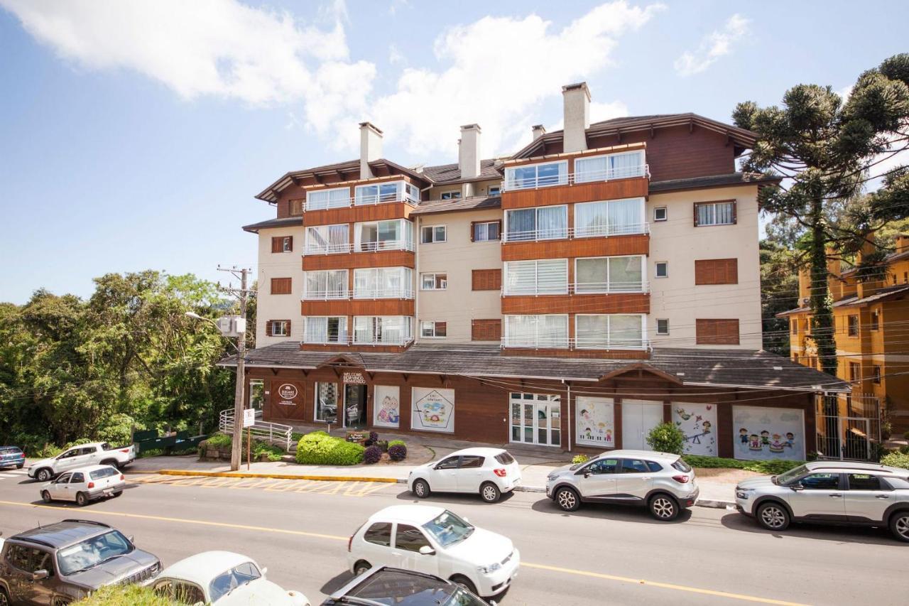 Апартаменты 500 Metros, Rua Coberta Centro -Parque Da Vinicola Грамаду Экстерьер фото